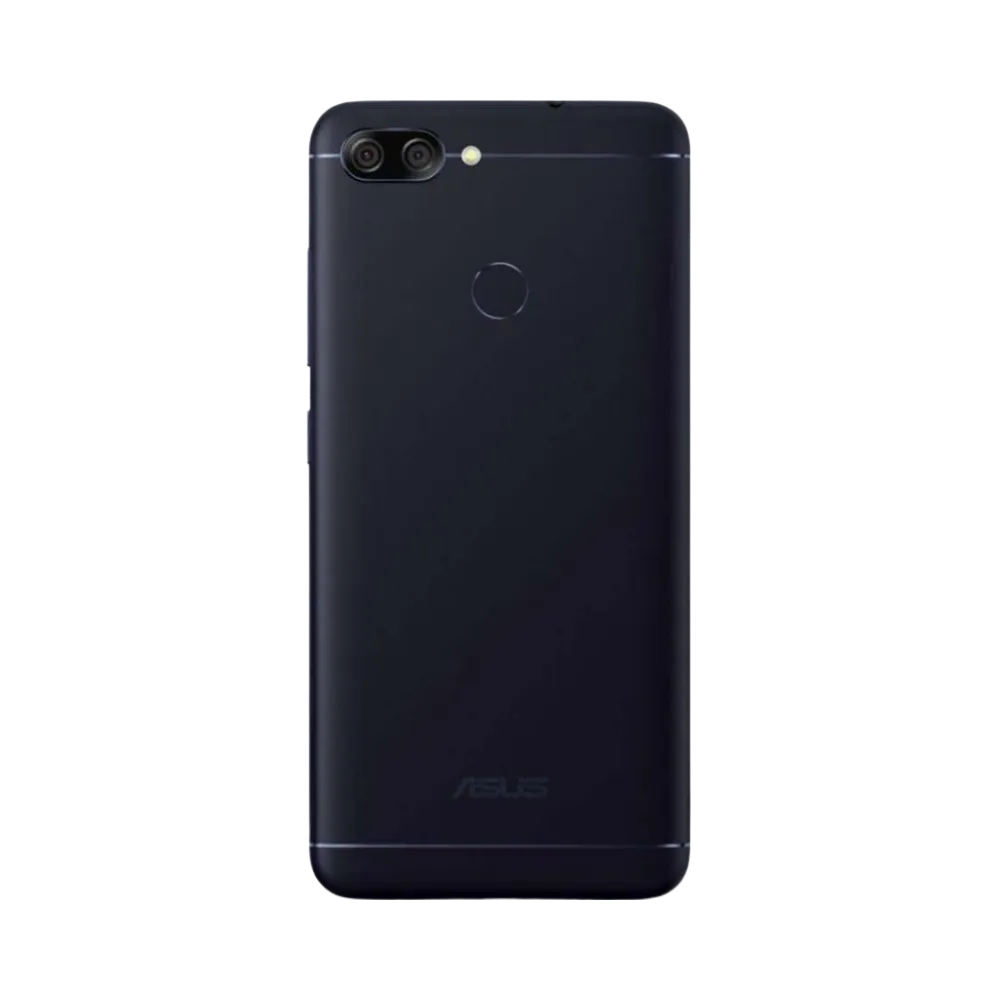 Vue arrière Asus Zenfone Max Pro M1 noir avec double caméra, changement batterie et coque arrière chez iTelier Lyon, envoi sécurisé national, garantie pièces 1 an.