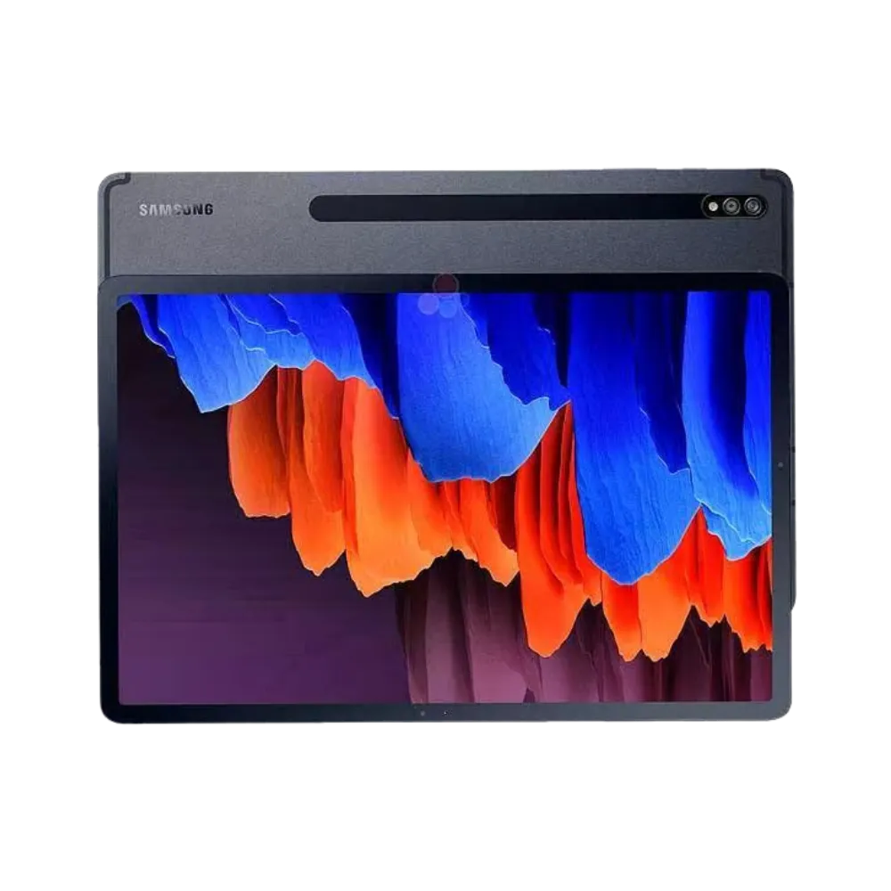 Samsung Galaxy Tab S7+ 4G T975 écran allumé : remplacement écran ou batterie chez iTelier Lyon, pièces garanties 1 an, envoi accepté.