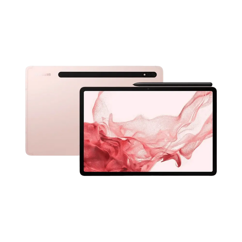 Galaxy Tab S8 Wifi X700 vue avant et arrière : réparation rapide écran ou batterie à Lyon chez iTelier, prise en charge en boutique ou par colis sécurisé.