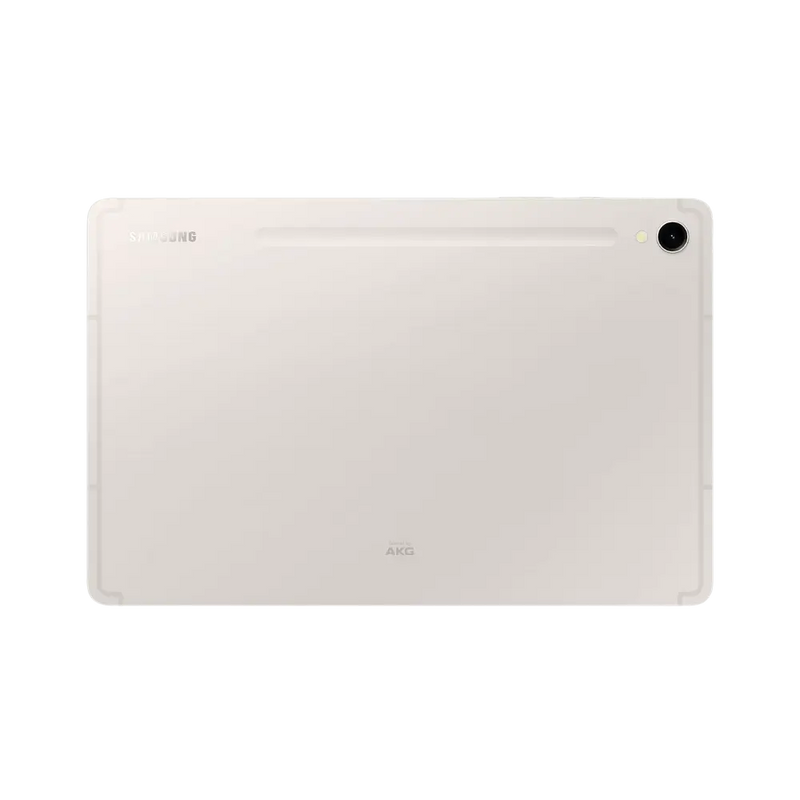 Dos beige Galaxy Tab S9 5G X716 : réparation écran ou batterie avec iTelier Lyon. Garantie 1 an, service rapide et accessible dans toute la France.