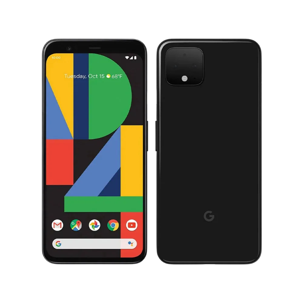 Pixel 4 vu en angle 3/4 depuis l’arrière. Réparation complète : écran, châssis, port de charge, caméra. iTelier Lyon assure un service expert et rapide sur toute la gamme Pixel.