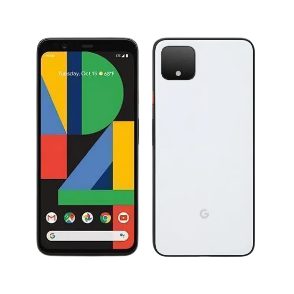Double vue du Pixel 4 XL dans une fiche produit. Réparation complète chez iTelier Lyon : écran, batterie, connecteur, caméra. Service express, sécurisé et garanti.