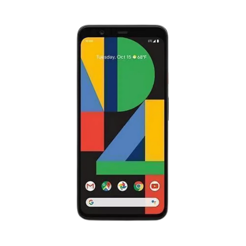 Écran du Pixel 4 XL avec interface colorée. Réparation dalle OLED, écran noir ou tactile défectueux par les techniciens iTelier Lyon. Diagnostic offert et service express.