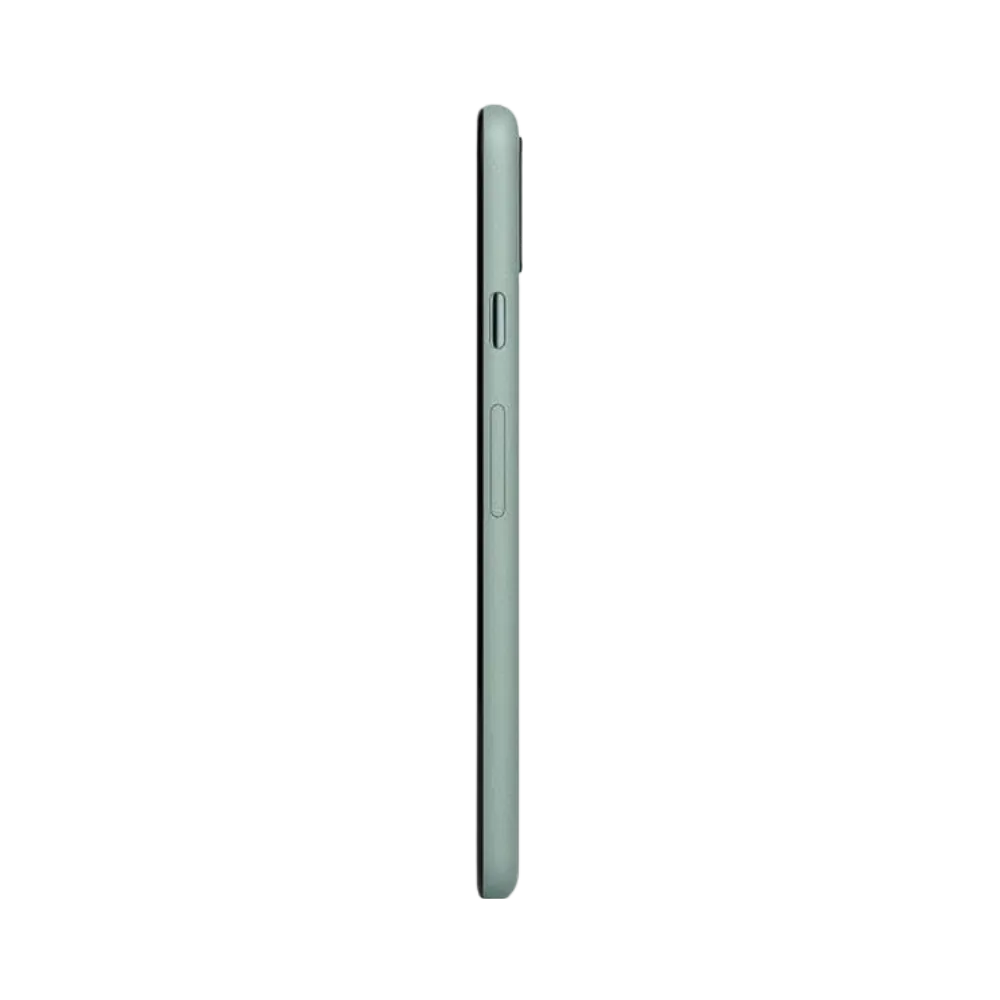 Profil latéral du Pixel 5. Réparation bouton volume, port de charge ou batterie gonflée par iTelier Lyon. Réparations fiables et sécurisées, en boutique ou à distance.
