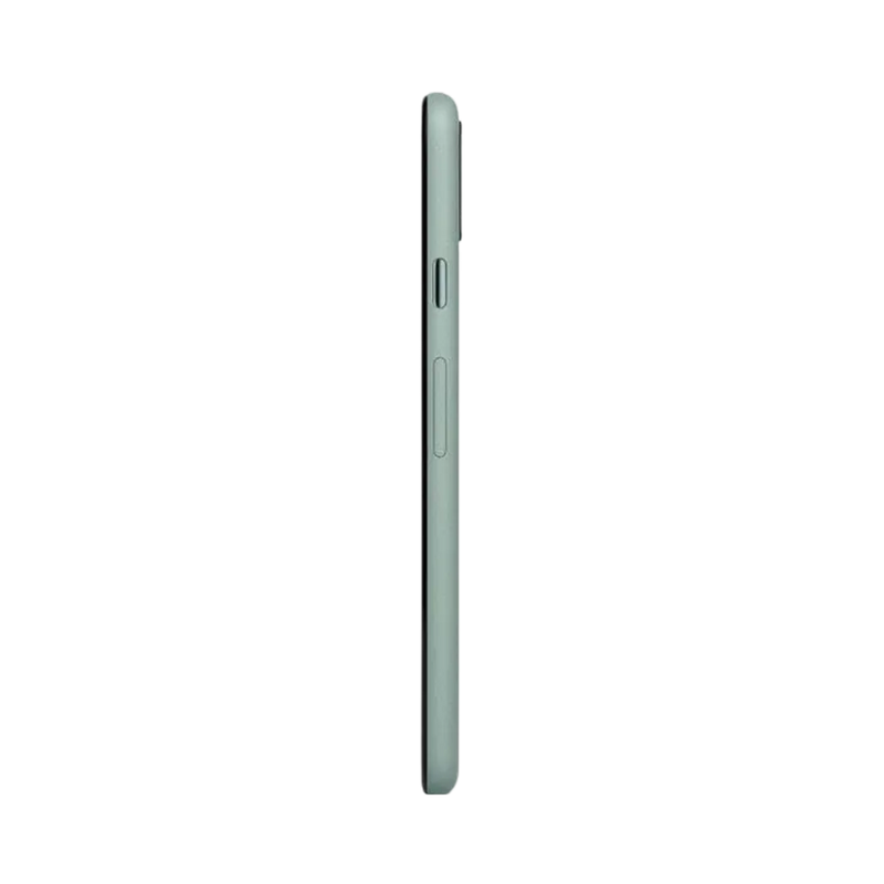 Profil latéral du Pixel 5. Réparation bouton volume, port de charge ou batterie gonflée par iTelier Lyon. Réparations fiables et sécurisées, en boutique ou à distance.