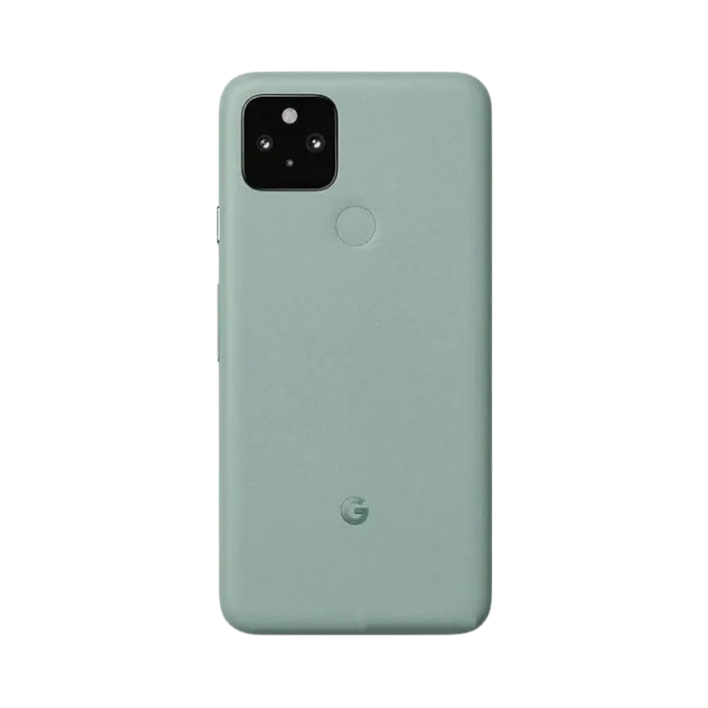 Dos du Pixel 5 avec capteur photo et empreinte digitale. Réparation caméra, coque arrière, micro ou capteur chez iTelier Lyon. Diagnostic gratuit, garantie incluse.