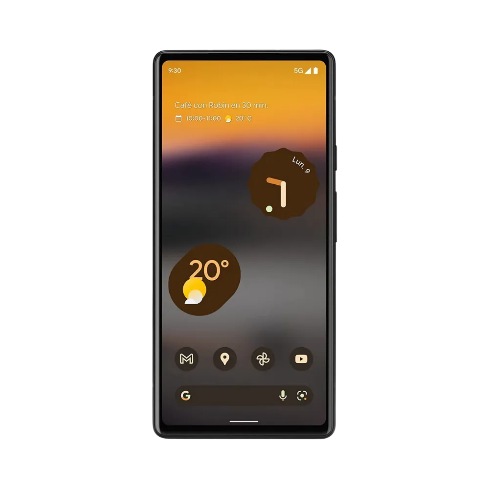 Écran du Pixel 6a en interface sombre. Réparation dalle OLED, tactile HS ou écran noir chez iTelier Lyon. Intervention express, service sécurisé, pièces d’origine.