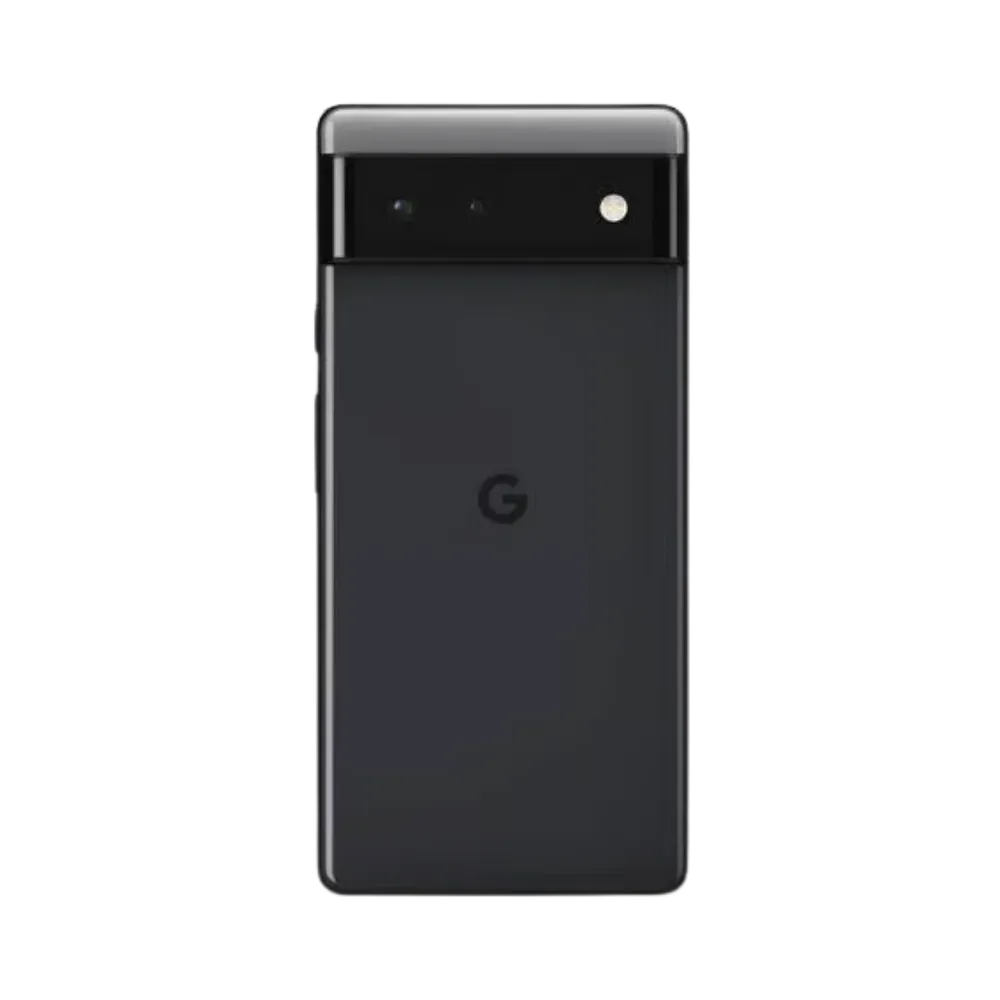 Vue arrière du Pixel 6a avec capteur photo horizontal. Réparation caméra, vitre arrière ou micro chez iTelier à Lyon. Garantie un an sur toutes les réparations.