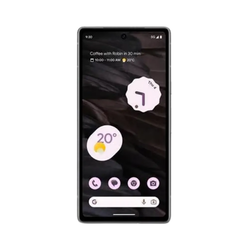 Écran du Google Pixel 7a avec interface Android visible. Réparation dalle OLED, écran noir ou tactile défectueux chez iTelier Lyon. Service express et sécurisé.