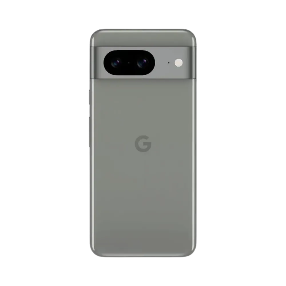 Arrière du Pixel 8 avec capteur photo horizontal. Réparation caméra, coque arrière ou micro cassé chez iTelier Lyon. Garantie 12 mois sur toutes les réparations.