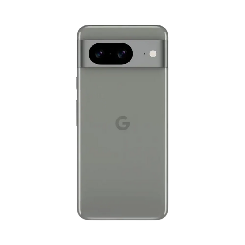 Arrière du Pixel 8 avec capteur photo horizontal. Réparation caméra, coque arrière ou micro cassé chez iTelier Lyon. Garantie 12 mois sur toutes les réparations.
