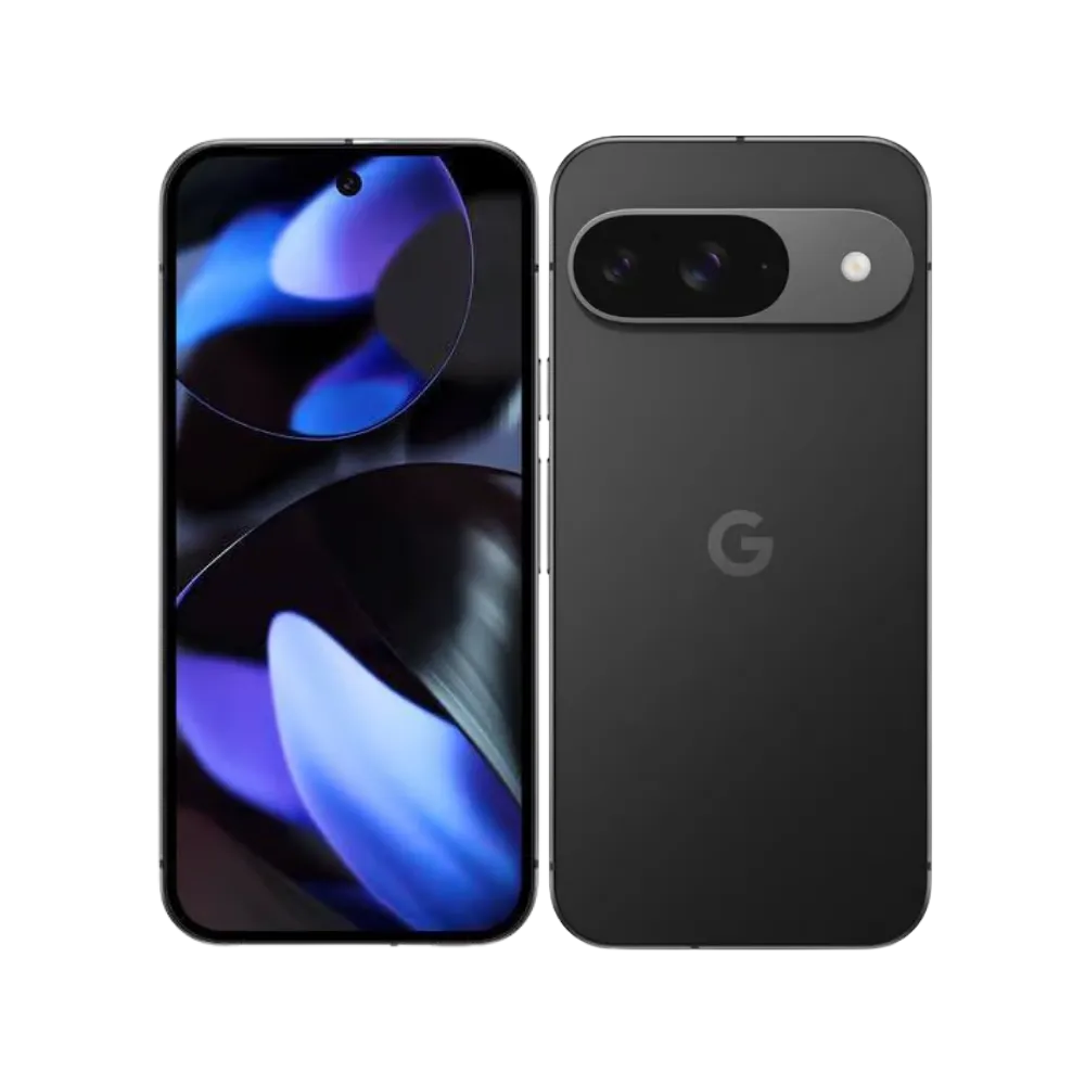 Vue double du Google Pixel 9 dans la galerie produit, parfaite pour illustrer la fiche de réparation iTelier. Expéditions depuis Lyon 1, Nîmes, Tassin, Vénissieux ou Strasbourg. Garantie 12 mois incluse.