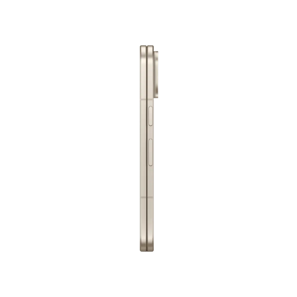 Profil latéral fermé du Pixel 9 Pro Fold, smartphone pliable haut de gamme pris en charge par iTelier. Réparation d'écran originale à Lyon, avec service d’envoi express depuis Oullins, Clermont-Ferrand, Montpellier, Lyon 6 ou Sathonay-Camp.