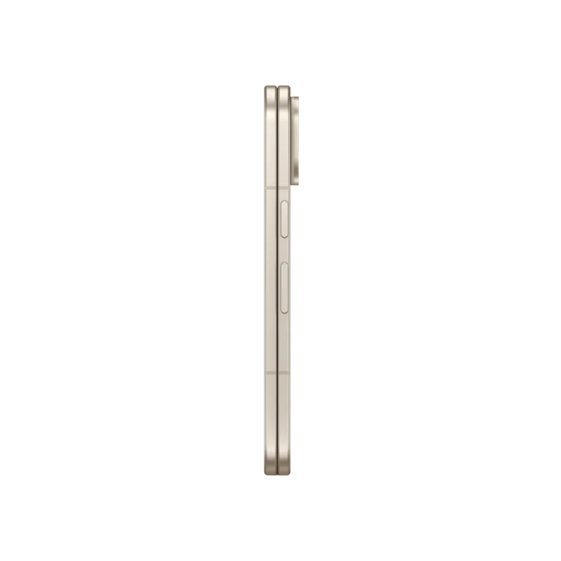Profil latéral fermé du Pixel 9 Pro Fold, smartphone pliable haut de gamme pris en charge par iTelier. Réparation d'écran originale à Lyon, avec service d’envoi express depuis Oullins, Clermont-Ferrand, Montpellier, Lyon 6 ou Sathonay-Camp.