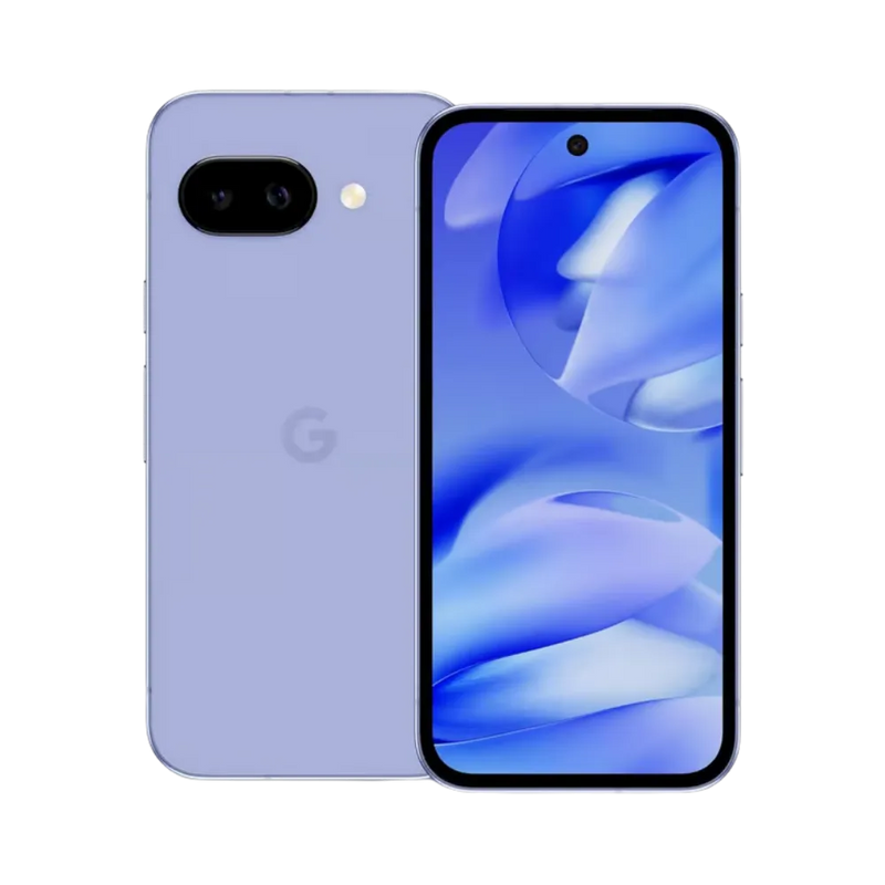 Vue du Pixel 9a bleu clair de face et dos, idéal pour les réparations chez iTelier Lyon. Changement d’écran ou batterie avec garantie 1 an. Envoi depuis Bron, Villeurbanne, Dijon, Toulouse ou Lyon 3.
