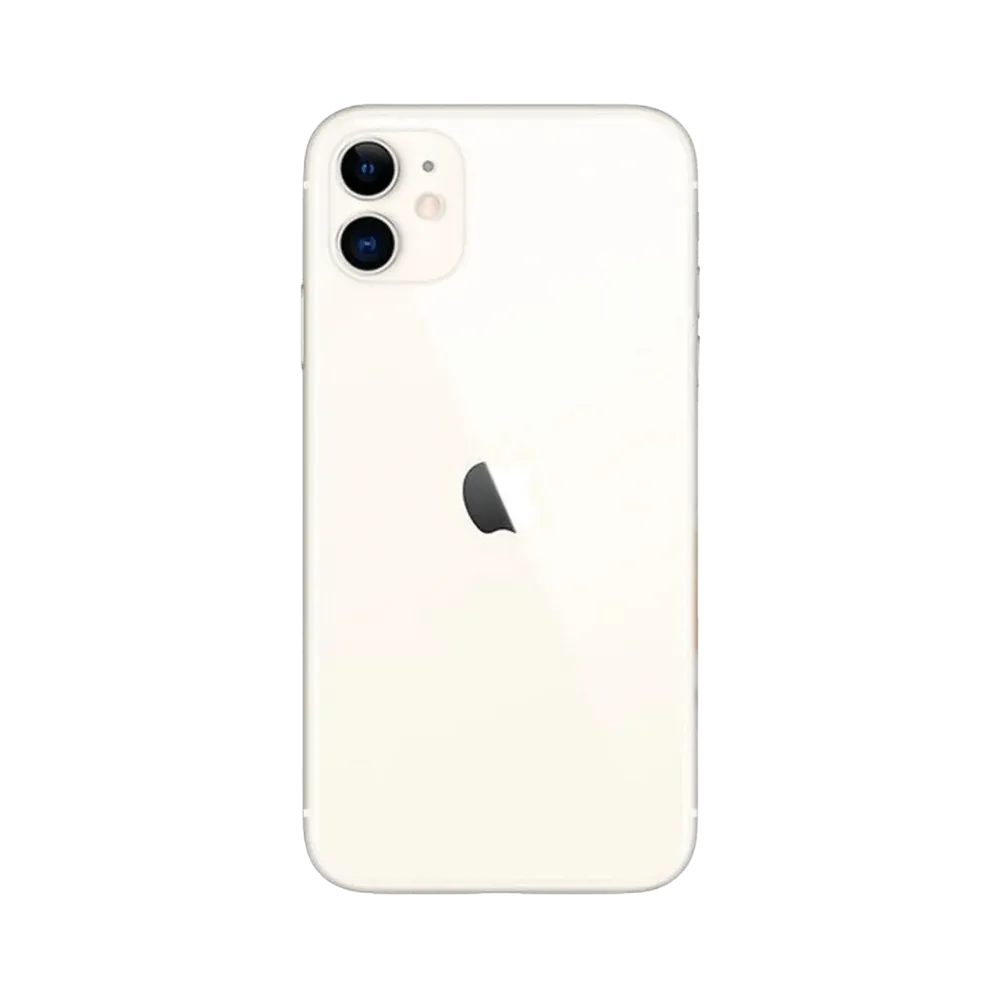 Dos de l’iPhone 11 avec double capteur photo. Réparation appareil photo ou coque arrière chez iTelier à Lyon. Prise en charge rapide.