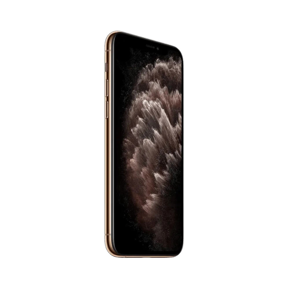 Écran OLED Super Retina de l’iPhone 11 Pro or. Réparation vitre ou dalle cassée disponible chez iTelier Lyon. Diagnostic offert.