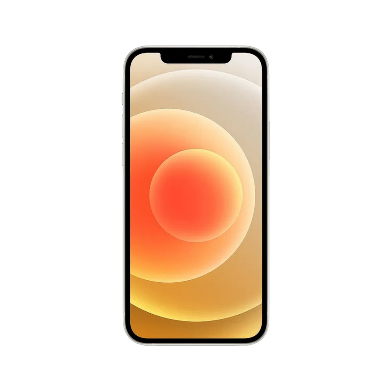Écran OLED Super Retina de l’iPhone 12 blanc. Réparation vitre cassée ou dalle endommagée rapide chez iTelier à Lyon. Pièces garanties.