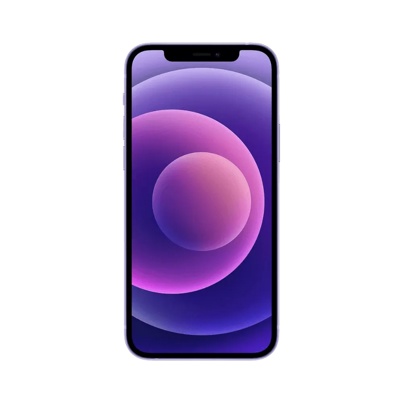 Écran OLED Super Retina de l’iPhone 12 mini violet. Vitre fissurée ou tactile HS ? Réparation rapide chez iTelier à Lyon avec pièces garanties.