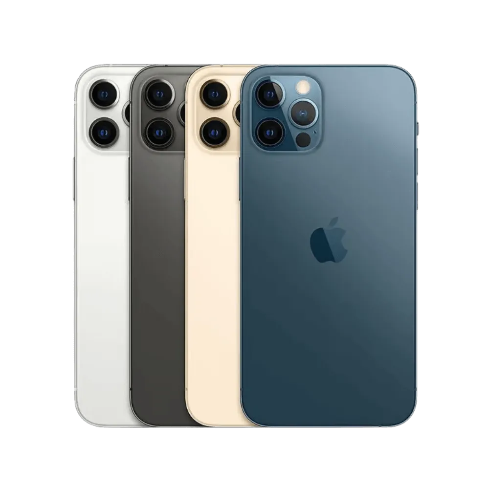 iPhone 12 Pro décliné en plusieurs coloris. Réparation tous coloris disponible chez iTelier Lyon : écran, batterie ou dos cassé, prise en charge rapide.