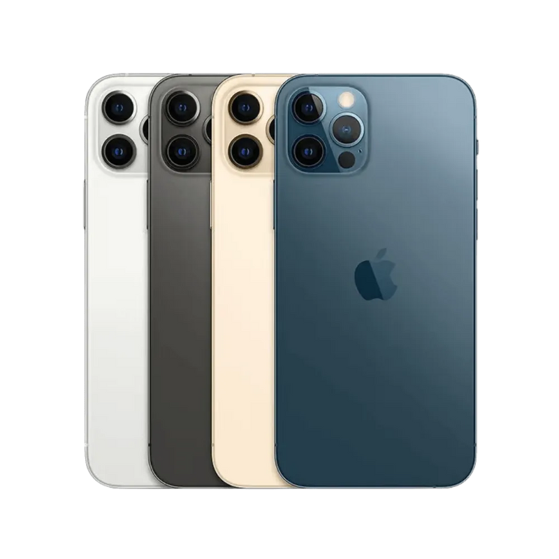iPhone 12 Pro décliné en plusieurs coloris. Réparation tous coloris disponible chez iTelier Lyon : écran, batterie ou dos cassé, prise en charge rapide.