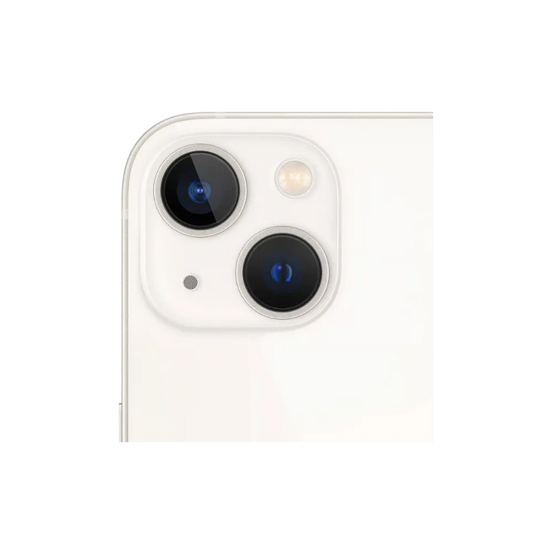 Zoom sur les objectifs photo iPhone 13 Mini. Réparation module caméra défectueux à Lyon, Sainte-Foy, Craponne ou Meyzieu. Diagnostic offert.