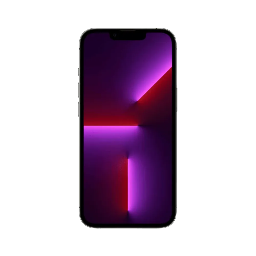 Écran iPhone 13 Pro graphite avec affichage actif. Réparation écran cassé ou tactile défectueux chez iTelier à Lyon. Devis gratuit.