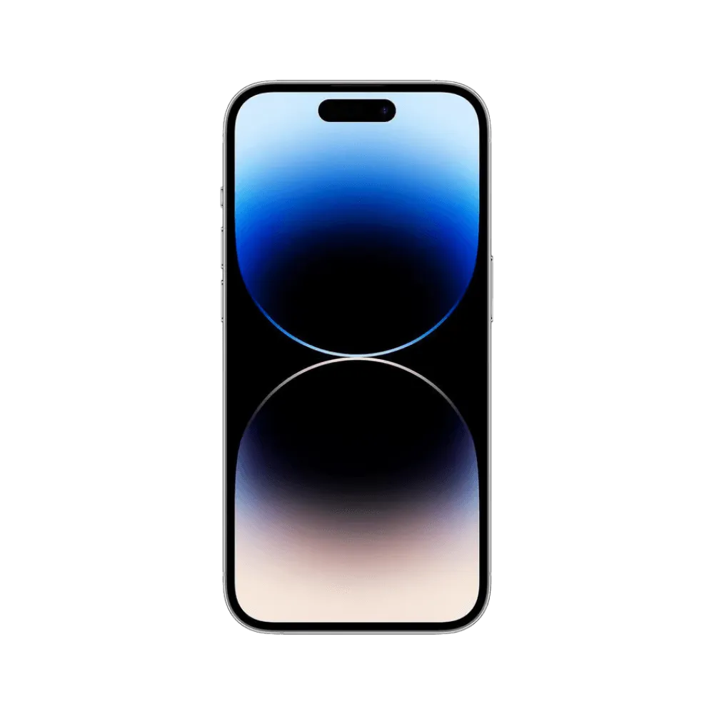 Écran Dynamic Island iPhone 14 Pro argent. Réparation rapide écran OLED cassé ou tactile HS à Lyon, Saint-Cyr-au-Mont-d’Or ou Brindas.