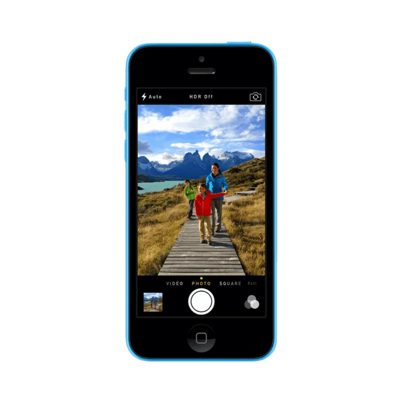 iPhone 5C en mode appareil photo. Réparation rapide à Lyon avec iTelier. Écran d'origine remplacé, service garanti 1 an. En boutique ou par correspondance.