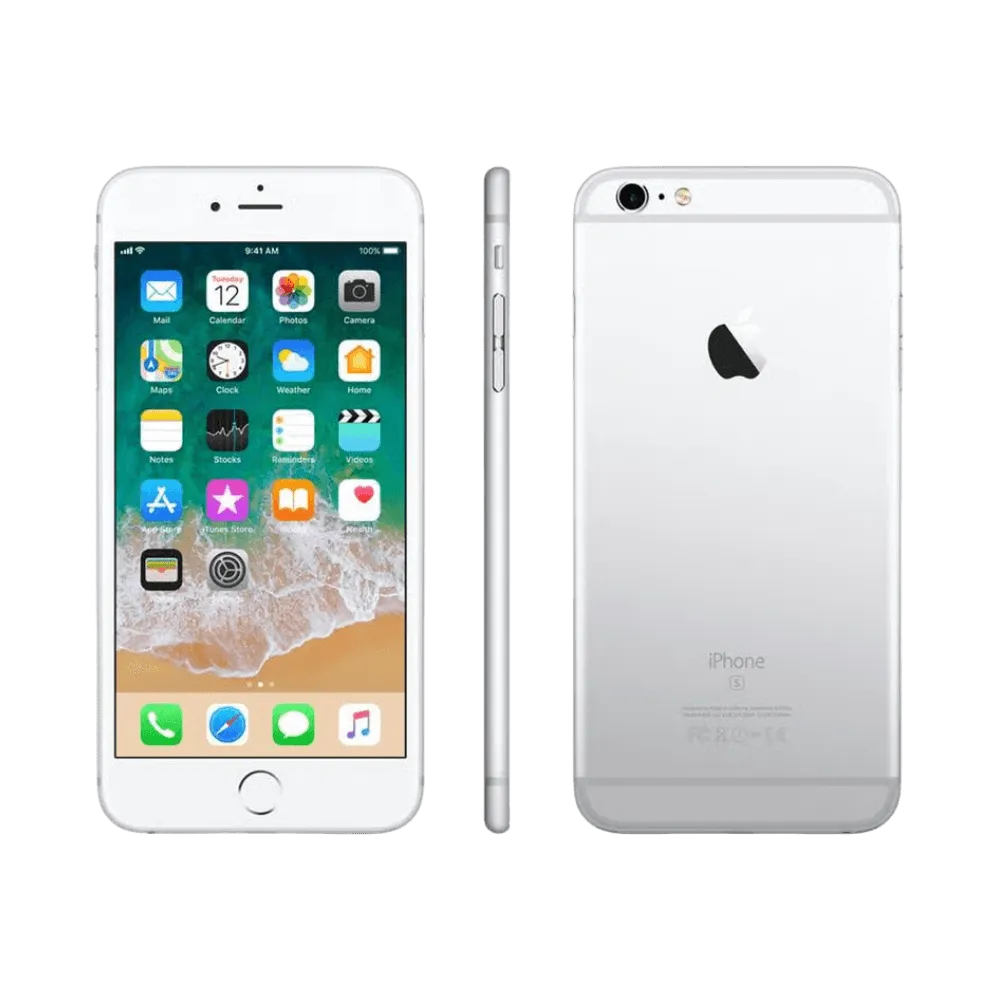 Écran allumé de l’iPhone 6S Plus. Réparation écran original, connecteur ou batterie par iTelier à Lyon. Service en boutique ou par correspondance.