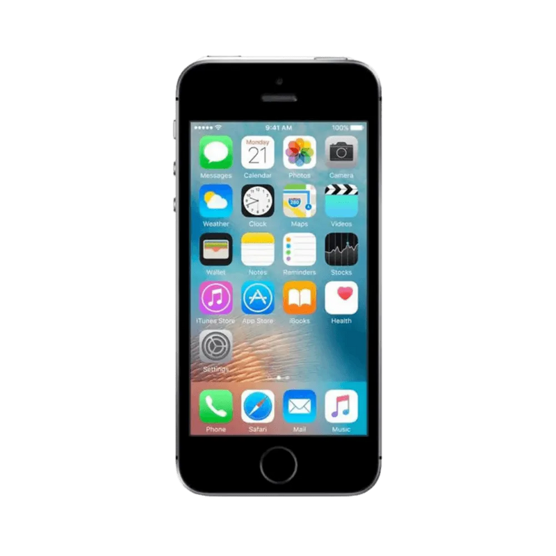 iPhone SE 2016 écran allumé, vue frontale. Réparation écran iTelier Lyon, prise en charge express ou envoi sécurisé depuis toute la France.