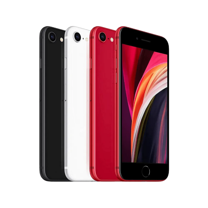 iPhone SE 2020 en trois coloris : noir, rouge et blanc. Réparations toutes couleurs chez iTelier Lyon. Devis en ligne ou dépôt en boutique.