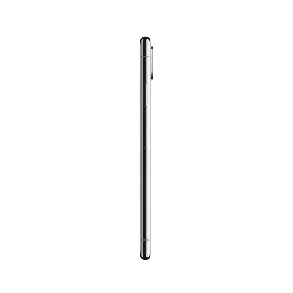 Profil droit iPhone XS Max. Réparation bouton volume, micro ou châssis abîmé. Intervention en boutique iTelier Lyon ou par envoi.