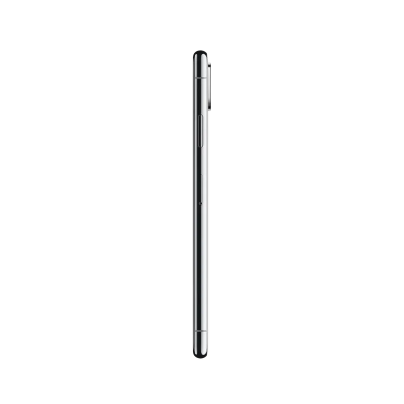 Profil droit iPhone XS Max. Réparation bouton volume, micro ou châssis abîmé. Intervention en boutique iTelier Lyon ou par envoi.