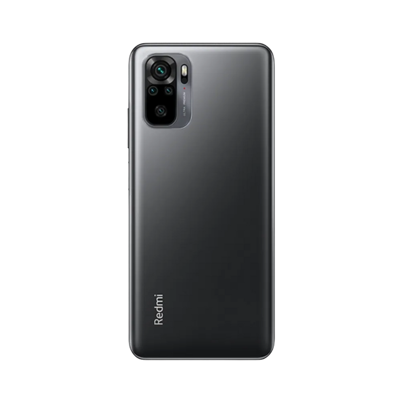 Dos du Redmi Note 10 avec bloc photo rectangulaire — réparation appareil photo et vitre arrière chez iTelier Lyon, techniciens experts, diagnostic gratuit et pièces garanties 1 an.