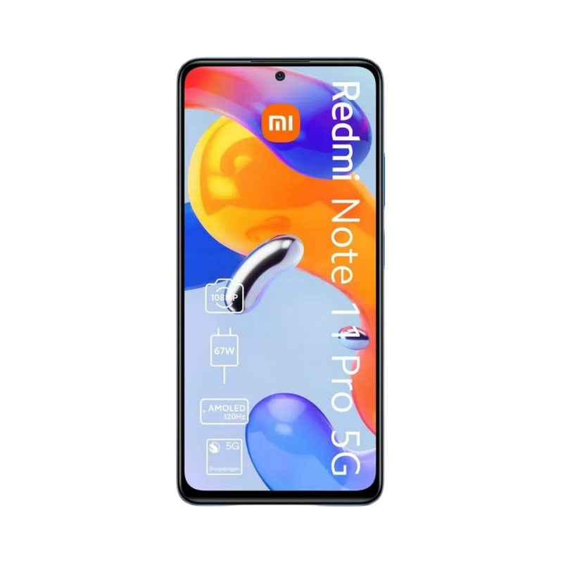 Écran du Redmi Note 11 Pro 5G avec affichage AMOLED — remplacement dalle complète, réparation vitre cassée, changement écran tactile chez iTelier Lyon, devis offert, réparation rapide en boutique et envoi sécurisé partout en France.