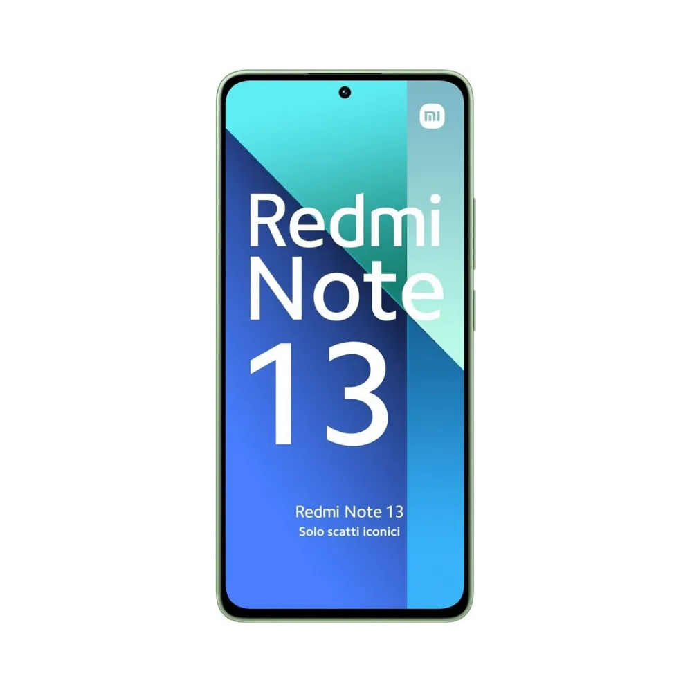 Écran avant du Redmi Note 13 4G avec poinçon central — réparation dalle AMOLED originale et vitre tactile chez iTelier Lyon, diagnostic offert, pièces garanties 12 mois, intervention rapide en boutique ou envoi postal sécurisé.