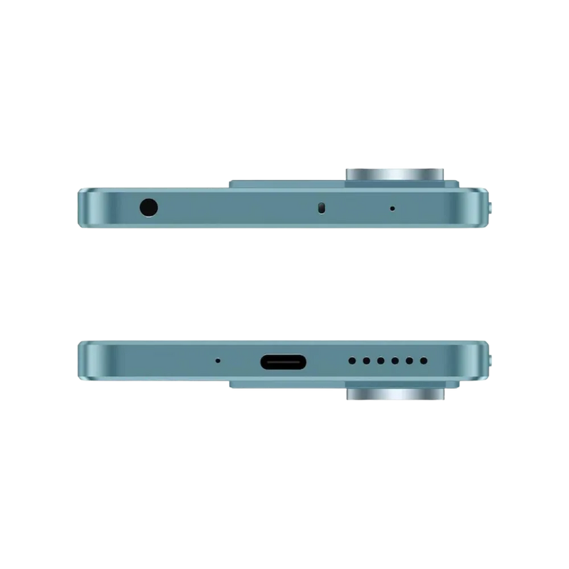 Vue du Redmi Note 13 5G montrant ports USB-C et haut-parleurs — réparation connecteur de charge, micro ou haut-parleur par iTelier Lyon, diagnostic offert, pièces garanties 12 mois, service rapide local et national.