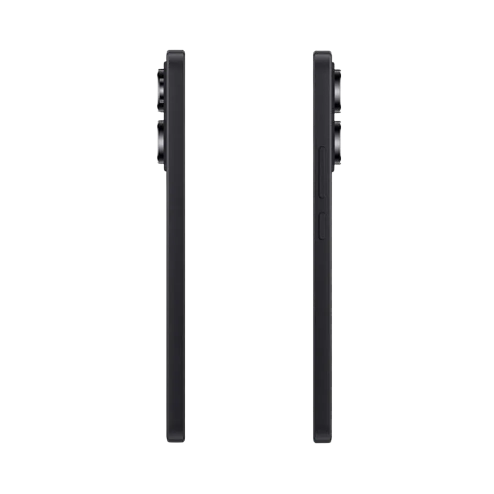 Vue de profil du Redmi Note 13 Pro 4G noir — réparation écran AMOLED, changement batterie et vitre arrière par iTelier Lyon, devis gratuit, service express en boutique Lyon 6 ou par correspondance nationale sécurisée.