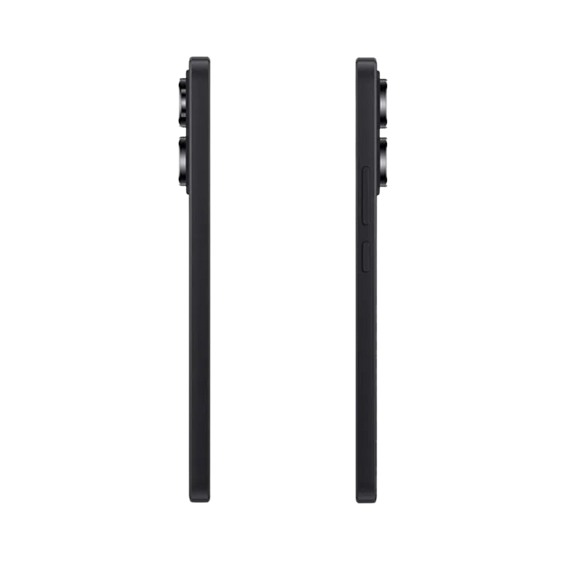 Vue de profil du Redmi Note 13 Pro 4G noir — réparation écran AMOLED, changement batterie et vitre arrière par iTelier Lyon, devis gratuit, service express en boutique Lyon 6 ou par correspondance nationale sécurisée.