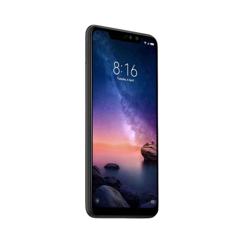 Écran du Redmi Note 6 Pro noir — remplacement vitre et dalle originale par iTelier Lyon, réparation rapide avec garantie 1 an, devis gratuit et service en boutique ou par correspondance.