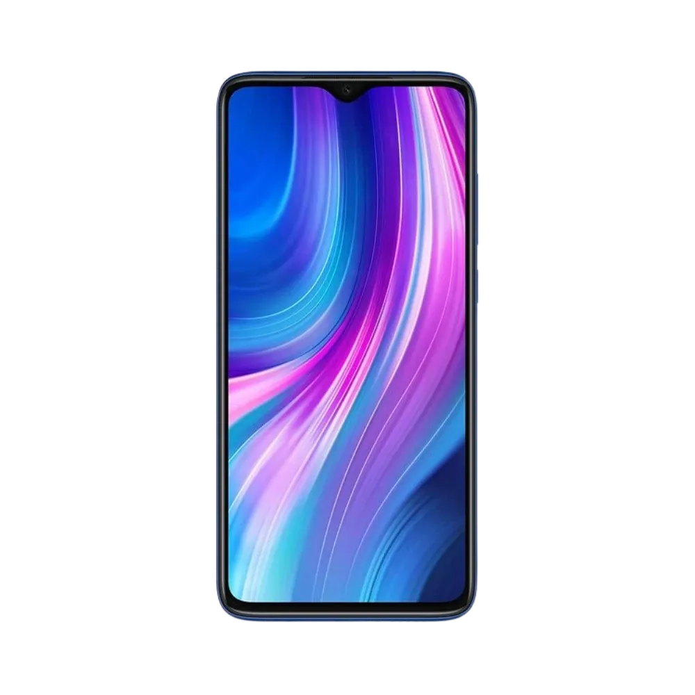 Écran du Redmi Note 8 Pro bleu — remplacement vitre et dalle originale par iTelier Lyon, réparation rapide, garantie 1 an, devis gratuit et service en boutique ou par correspondance.
