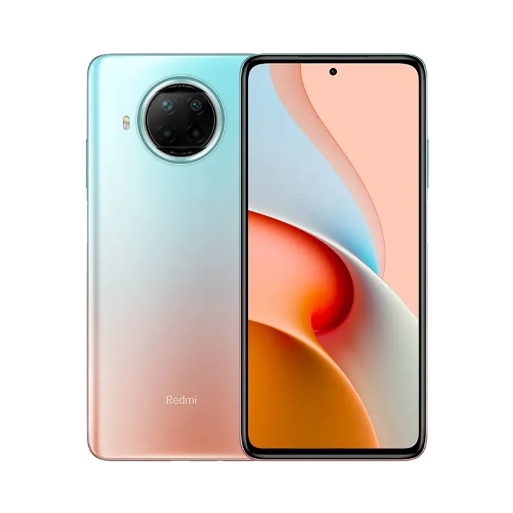 Redmi Note 9 Pro 5G en vue avant et arrière — réparation écran, vitre arrière et batterie par iTelier Lyon, diagnostic gratuit, pièces originales garanties 1 an, service express et envoi national.