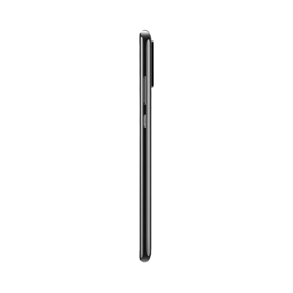 Huawei P Smart 2020 présenté de profil noir, finesse du châssis et boutons latéraux visibles. Image optimisée iTelier Lyon pour réparation boutons, connecteur de charge et diagnostic gratuit.