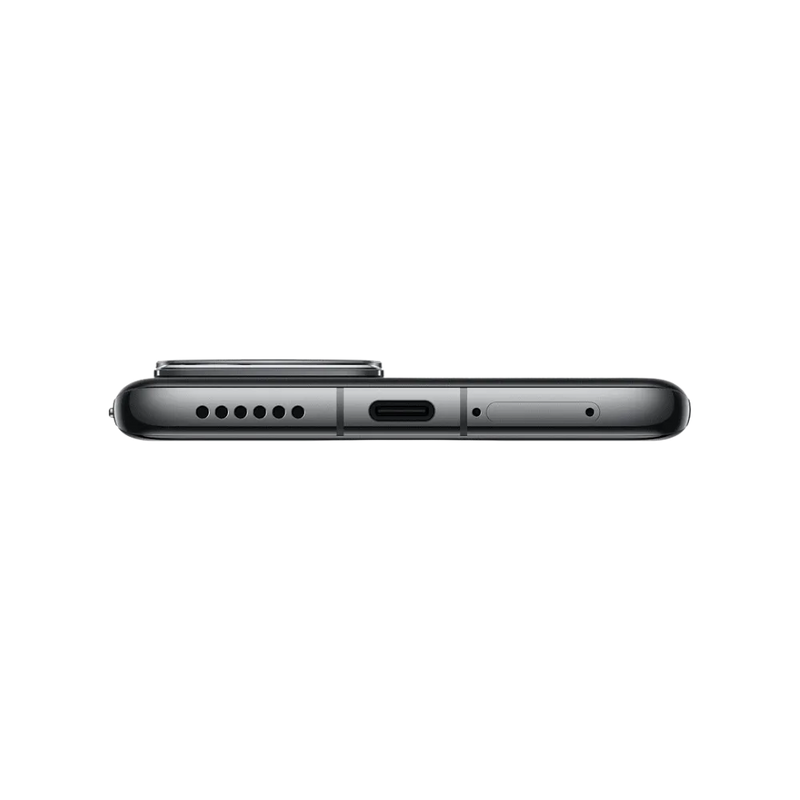 Huawei P60 Pro montré en vue inférieure, port USB-C, haut-parleur et tiroir SIM bien visibles. Photo optimisée iTelier Lyon pour réparation connecteur de charge, audio et diagnostic gratuit
