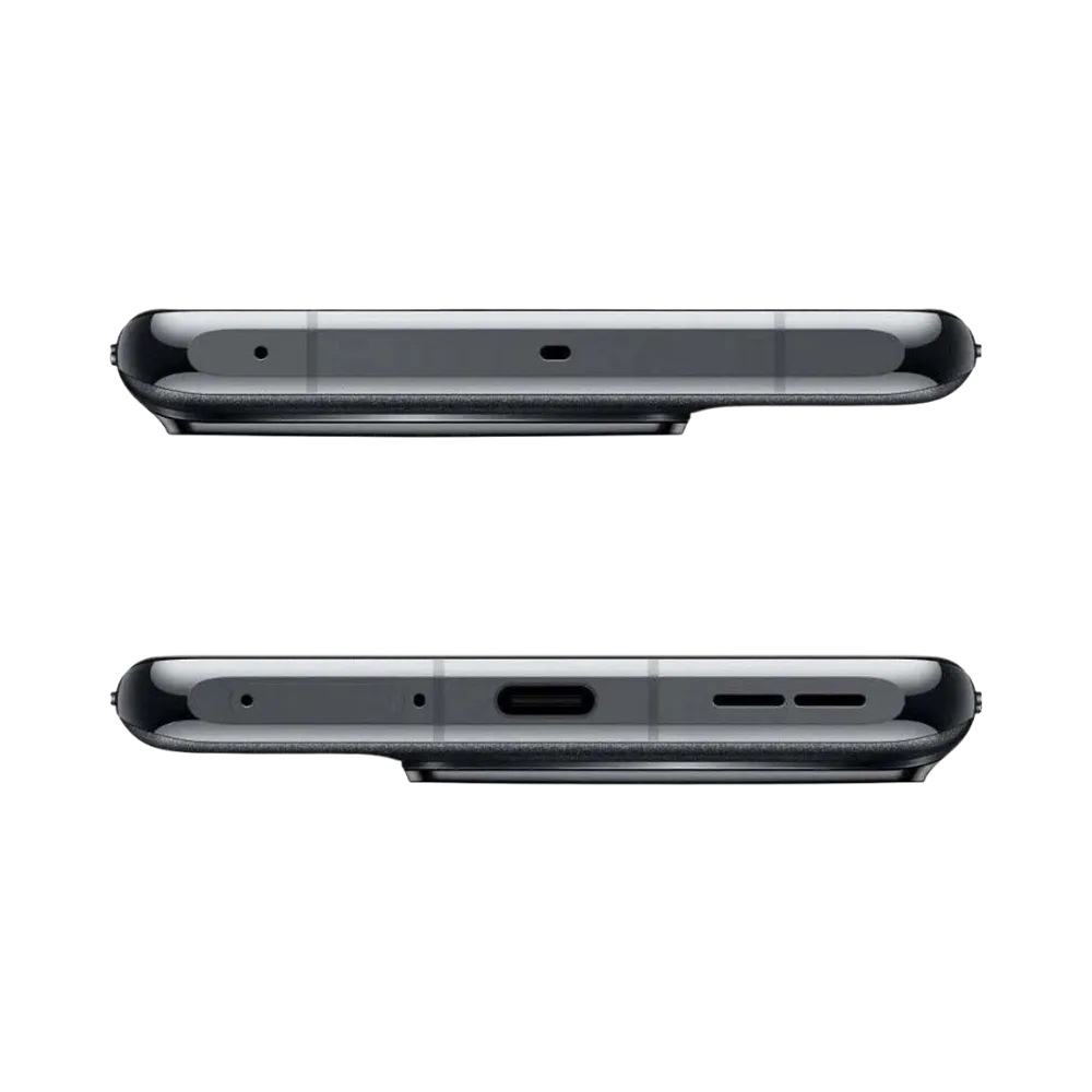 Réparation OnePlus 11 iTelier Lyon – smartphone présenté en vue du dessus et du dessous, connecteur USB-C, haut-parleur et micro visibles, optimisé pour réparation connecteur de charge, haut-parleur et diagnostic complet.