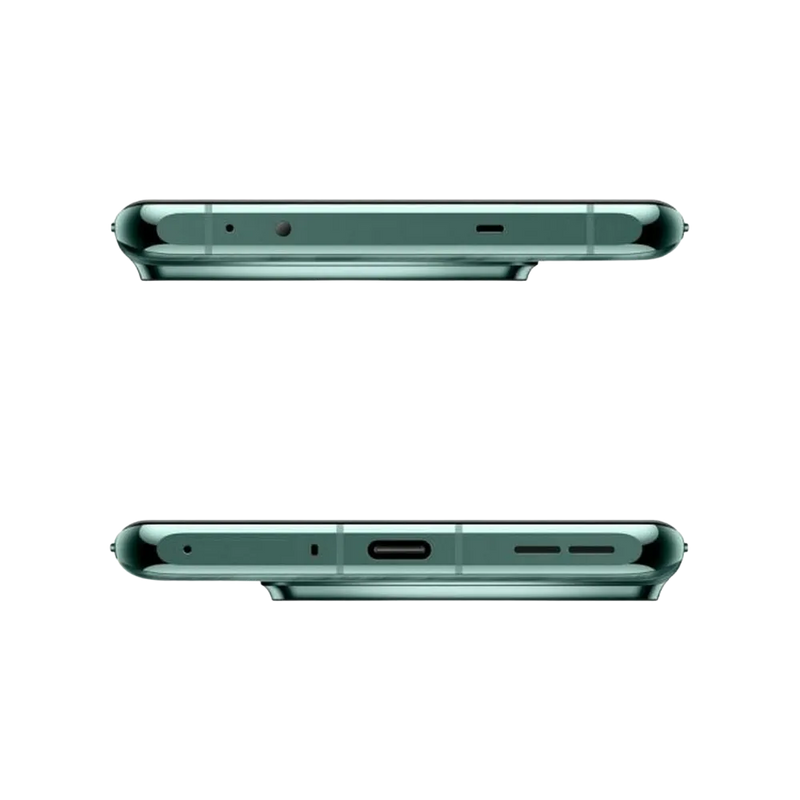 Réparation OnePlus 12 iTelier Lyon – smartphone présenté en vue du dessus et du dessous, connecteur USB-C, haut-parleur et micro visibles, optimisé pour réparation connecteur de charge, haut-parleur et diagnostic complet.