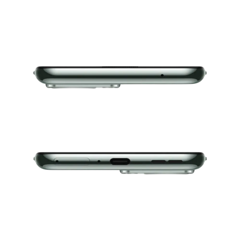 Réparation OnePlus Nord 2T iTelier Lyon – smartphone présenté en vue du dessus et du dessous, connecteur USB-C, micro et haut-parleur visibles, optimisé pour réparation connecteur de charge, haut-parleur et diagnostic complet.