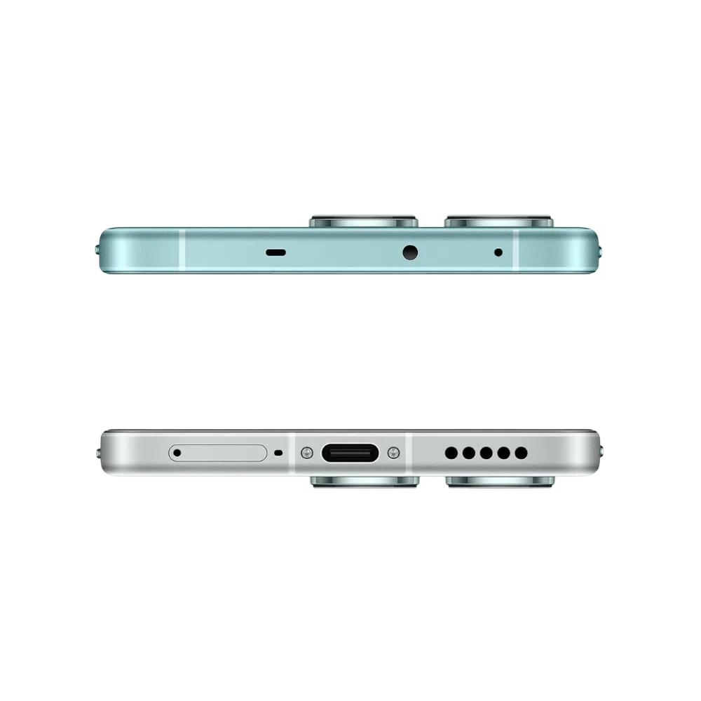 Réparation OnePlus Nord 4 iTelier Lyon – smartphone présenté en vue du dessus et du dessous, connecteur USB-C, haut-parleur et micro visibles, optimisé pour réparation connecteur de charge, haut-parleur et diagnostic complet.