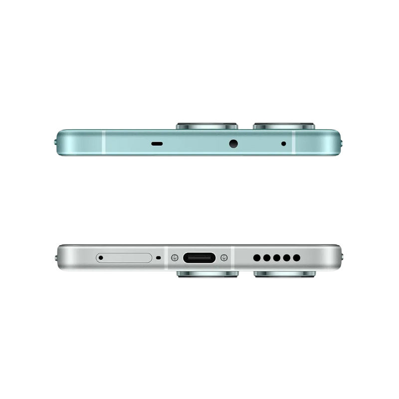 Réparation OnePlus Nord 4 iTelier Lyon – smartphone présenté en vue du dessus et du dessous, connecteur USB-C, haut-parleur et micro visibles, optimisé pour réparation connecteur de charge, haut-parleur et diagnostic complet.